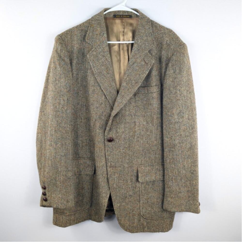 Classic Men's Brown Tweed Blazer - Vintage Style